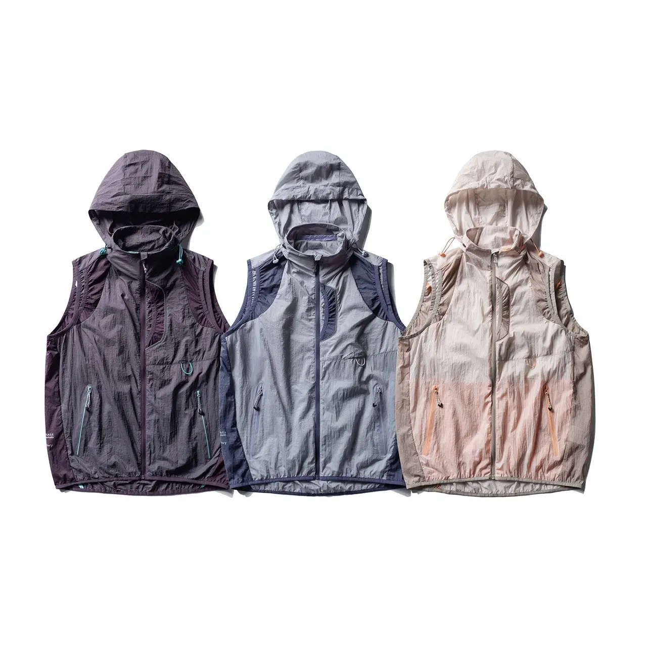 Outdoor Sports Quick Dry Foldable Hat Vest Men Women Biker Cycling Running Lightweight Cargo Vest Sleeveless Jacket Waistcoat