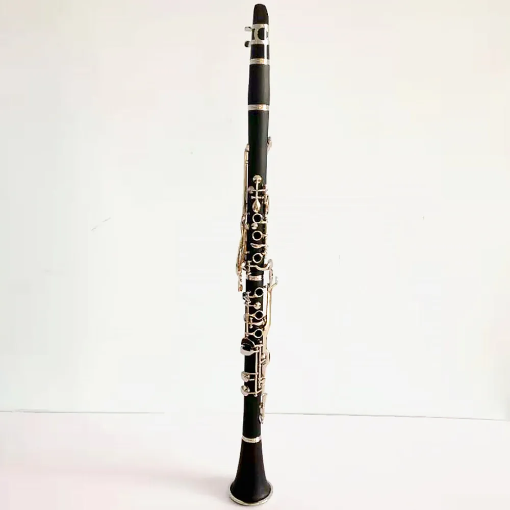 Black Bakelite 20 Keys G Tone Turkish Clarinet Nickel Plated Woodwind Musical Instrument
