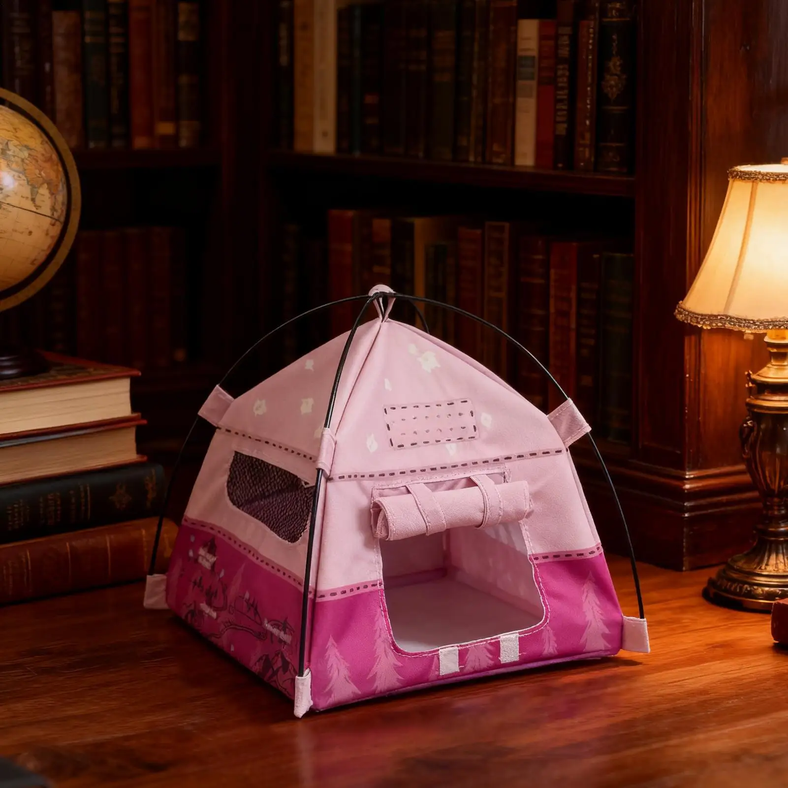 خيمة صغيرة بمقياس 1:12، نموذج خيمة اللعب، ملحقات المشهد المزخرف للأولاد والبنات، عرض الحديقة الخارجية للمنزل
