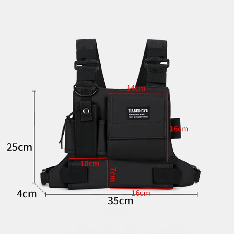 Lightweight Running Vest Backpacks Outdoor Cycling Bag Men Hiking Marathon Chest Rig Bag Storage Pocket Unisex Sports Chest Bags view 6