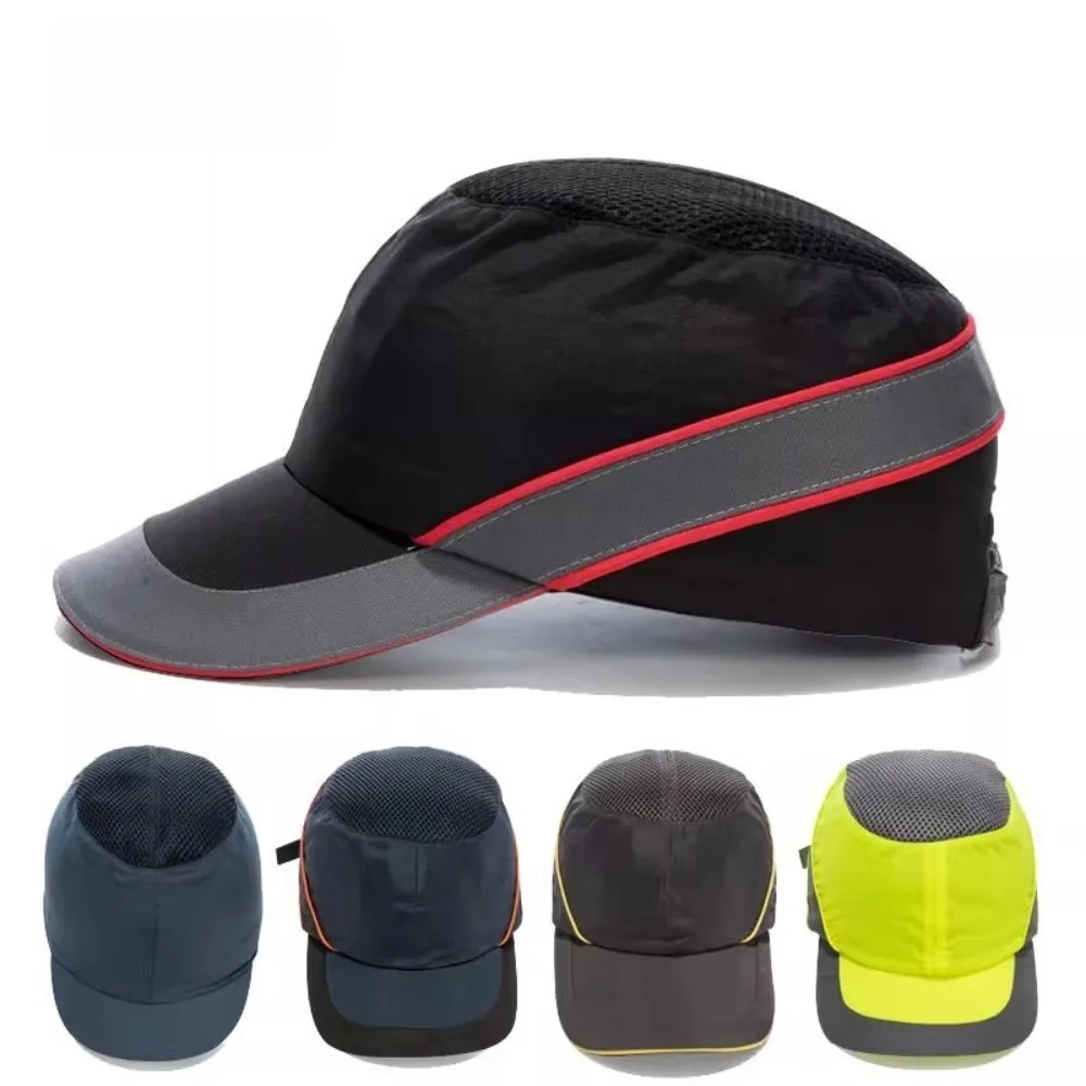 

Quick-Drying Protective Helmet Bump Cap Hard Inner Shell Baseball Hat Style For Work Factory Shop Carrying Head Protection Mesh