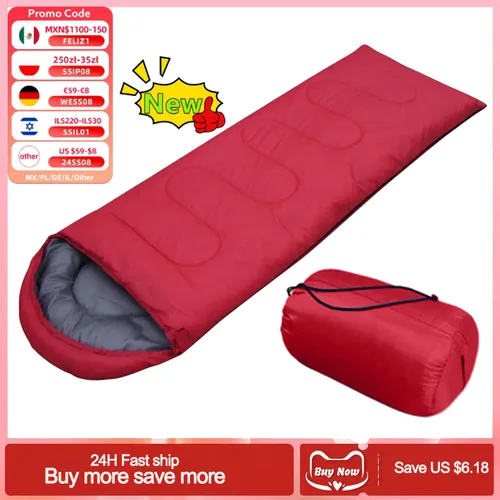 캠핑 여행용 비상 방수 슬리핑 백, 재사용 가능 열, 생존
