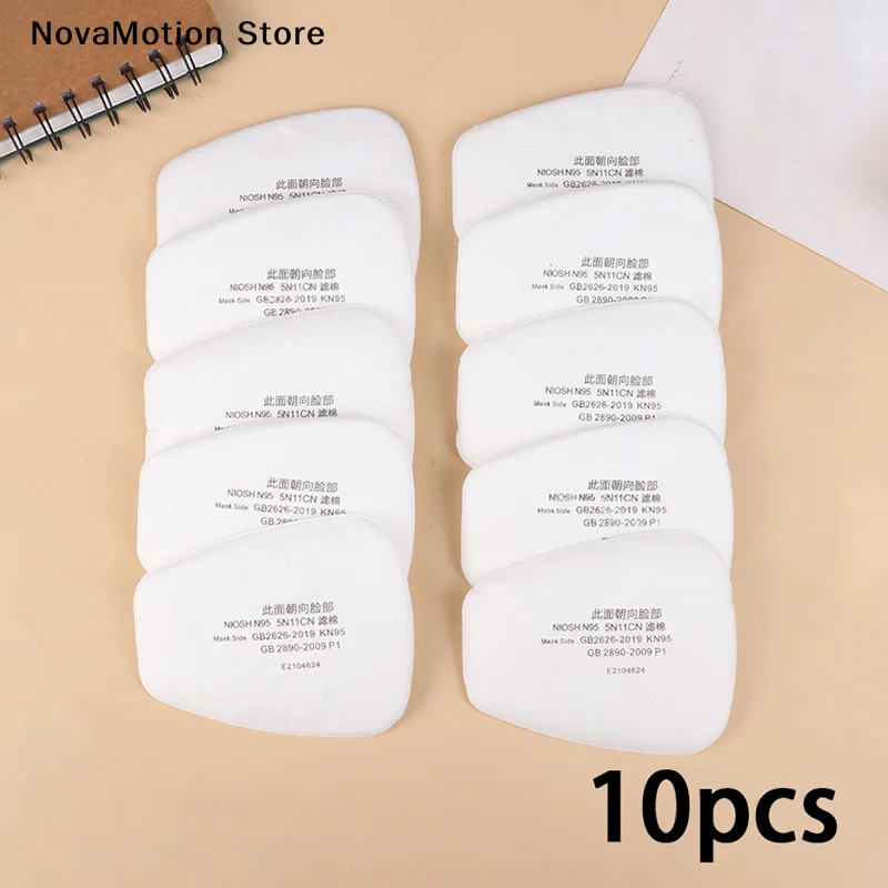 [NM]10Pcs 5N11 Dust Filter Paper Holder For  6001/6200/7502/6800 Chemical Spraying Painting Respirator Gas Mask Accessories[NM]