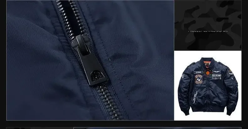 Winter Hip Hop Thick Warm Jacket Men High Quality Military Motorcycle Ma-1 Aviator Pilot Coats Male Baseball Bomber Jacket 19 S5c75fda6ddaf4b32bb7a3adba3149f0bW