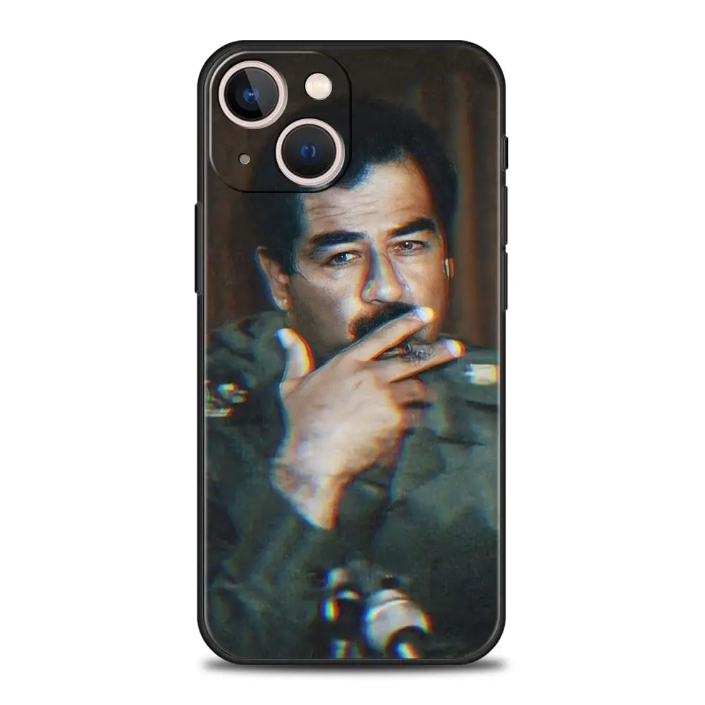 حافظة لهاتف آيفون 16 15 14 13 12 11 Pro Max XS X XR SE 7 8 Plus حافظة حماية عربية العراق Saddam Hussein iPhone 16e #5