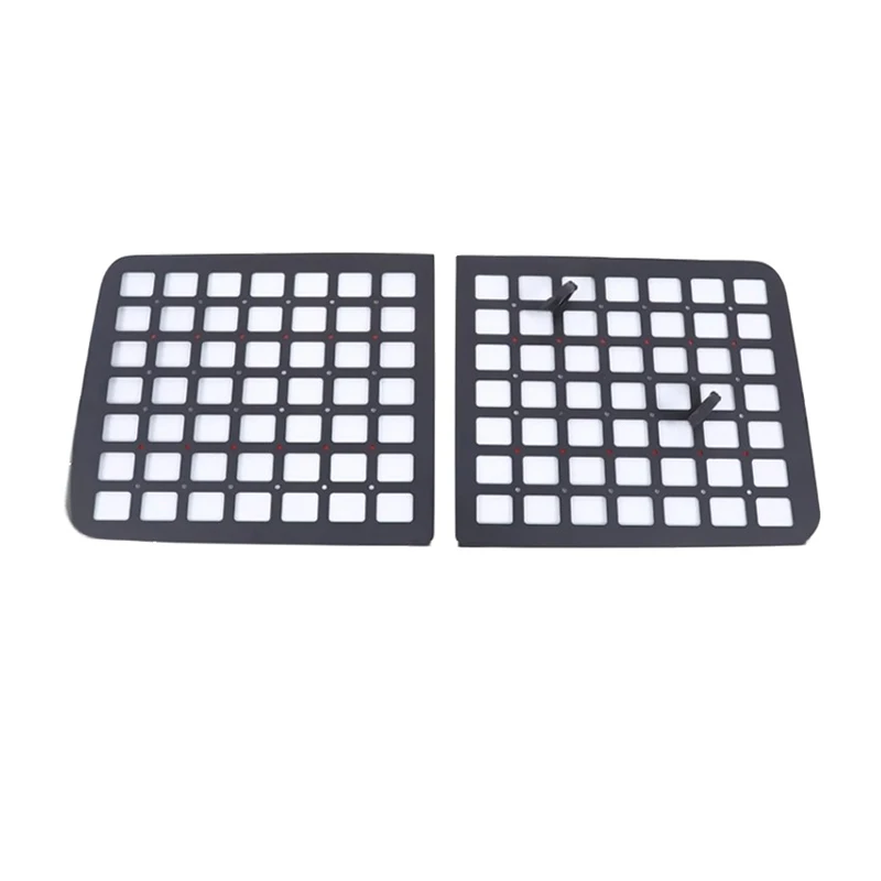 درع النافذة الخلفية للسيارة شبكة مقاومة للانفجار مناسبة لـ Haval H9 2024 لوحة حماية النافذة الخلفية المعدلة مع حامل حديد #2