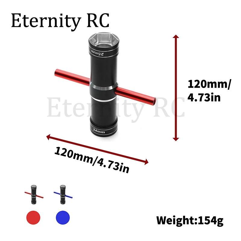 RC カー 24 ミリメートル 25 ミリメートル 4.0 ミリメートル 5.5 ミリメートルホイールレンチ 1/5 スケールトラクサス X-MAXX XRT Arrma クレイトン HPI バハ LOSI RC カー用