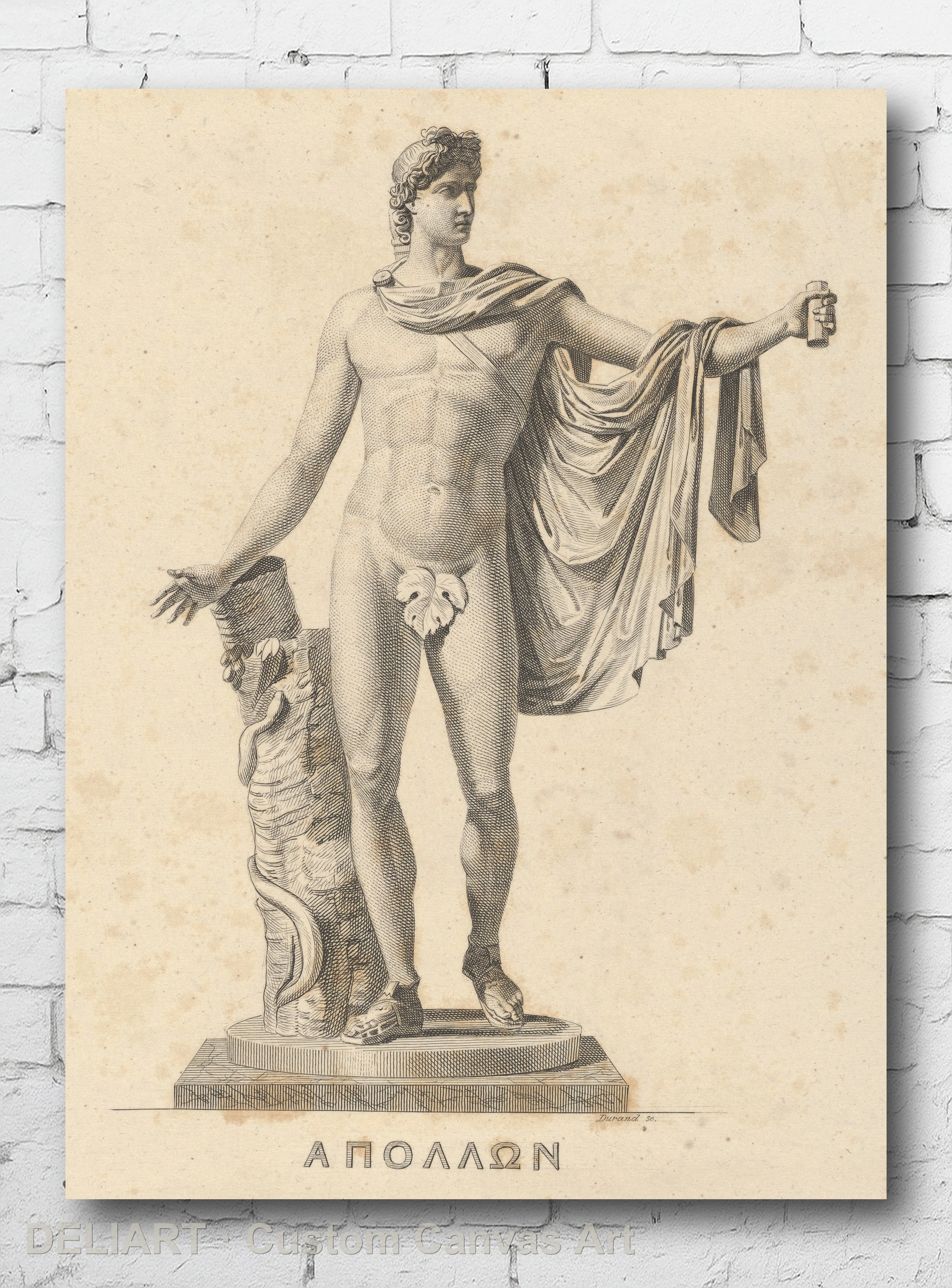

Canvas Poster - Custom Size Wall Art - Home Room Decor - Apollo Belvedere