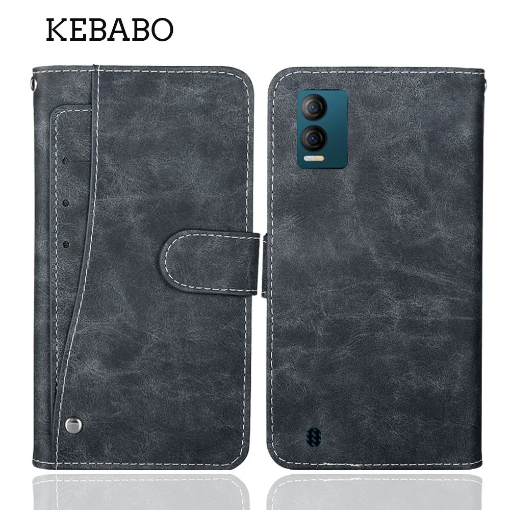 Capa Carteira de Couro Luxuosa Multifuncional com Suporte para Celular para BLU Bold G54 K5 N3 K20 K30 G93 View 4 Speed 5G