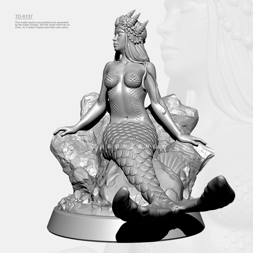 38mm 50mm 75mm Resin model kits figure beauty colorless and self-assembled （3D Printing ） TD-6137/3D