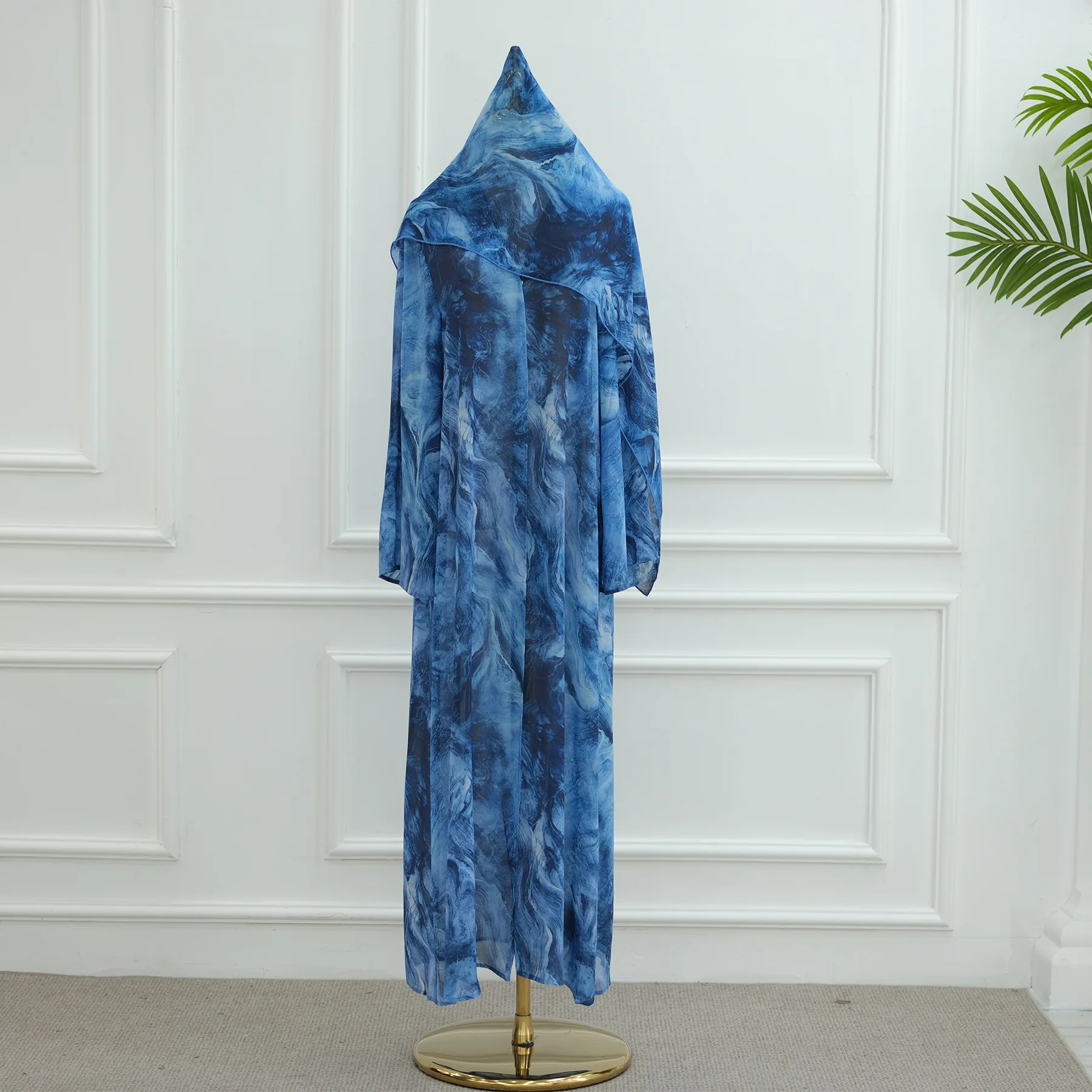 Novo marrocos muçulmano aberto quimono abaya para mulheres vestido longo cardigan robe impressão dubai kaftan roupas islâmicas vestidos muçulmanos