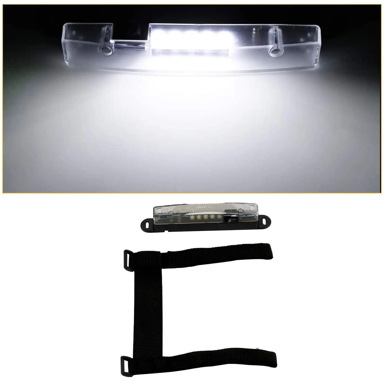 

Lighting LED Light Utility Roll Cage Light Courtesy Light Dome Light Roof Top Lamp Accessories Supplies for UTV ATV for Can-Am