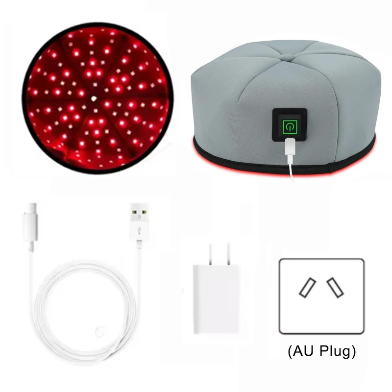 Roodlichttherapie Cap-apparaat Nabij-infrarood LED-helm voor haargroei Behandeling Hoed Preventer verlies Hoofdontspanning Verlichting van de hoofdhuid