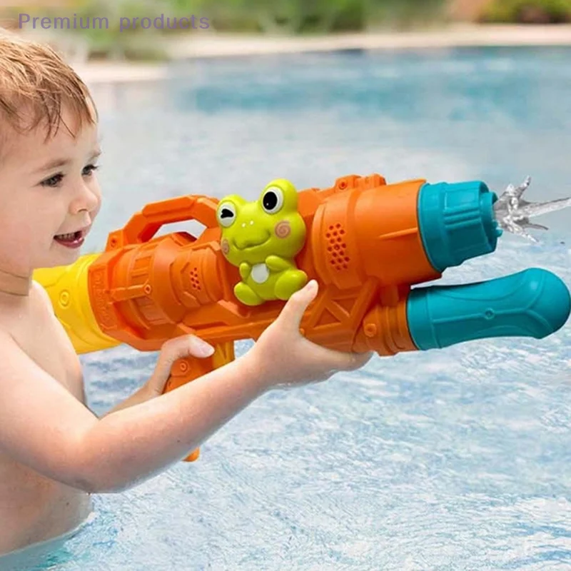 

1 шт., пляжная уличная винтовка для воды, боевые игрушки для взрослых, детская утка, динозавр, лягушка, портативная летняя мультяшная револьверная игрушка для распыления воды