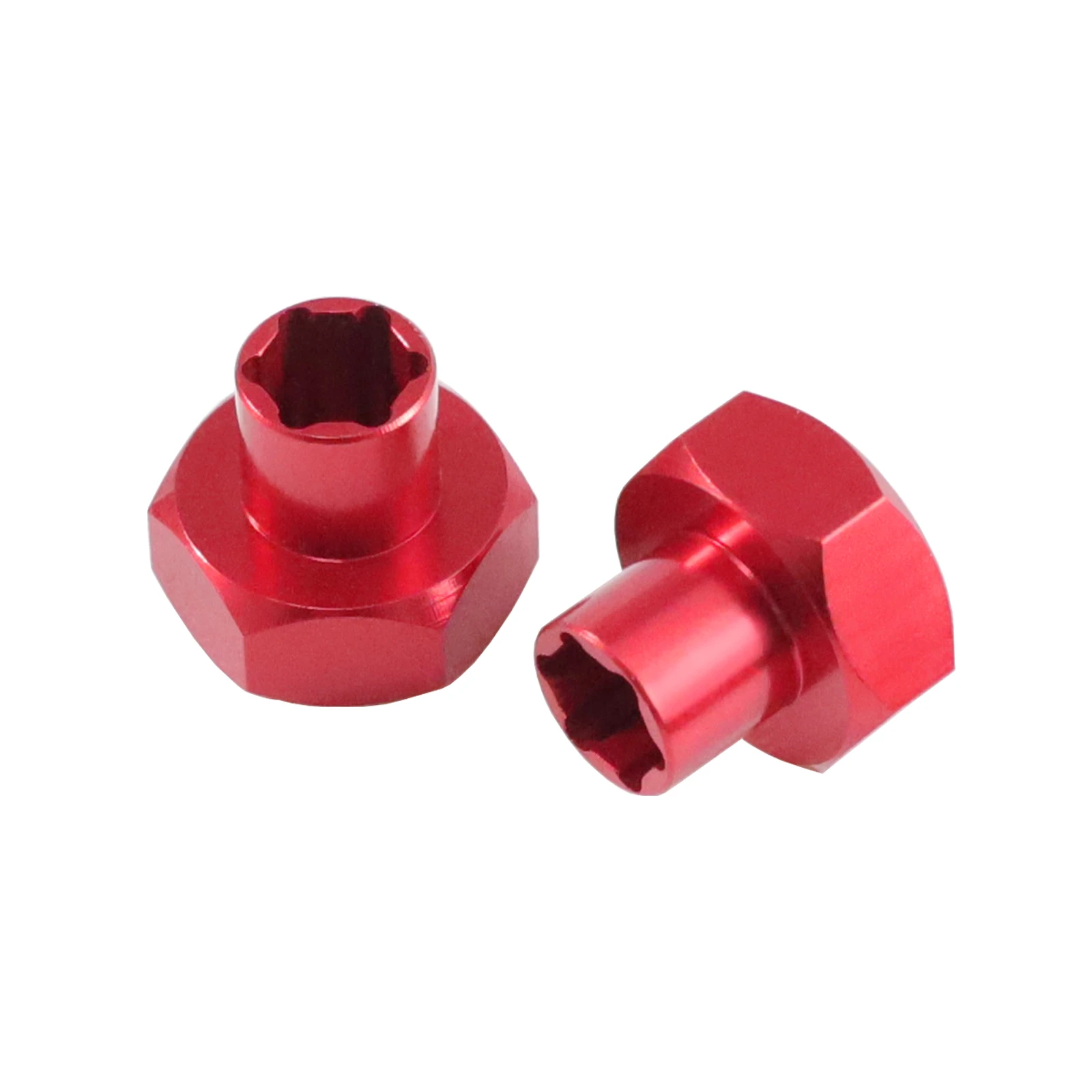 Aluminum Alloy 5mm to 12mm Hex Wheel Hub Adapter Conversion for WPL D12 D14 1/10 MN model D90 MN82 MN99s MN78  Wheels on WPL view 2