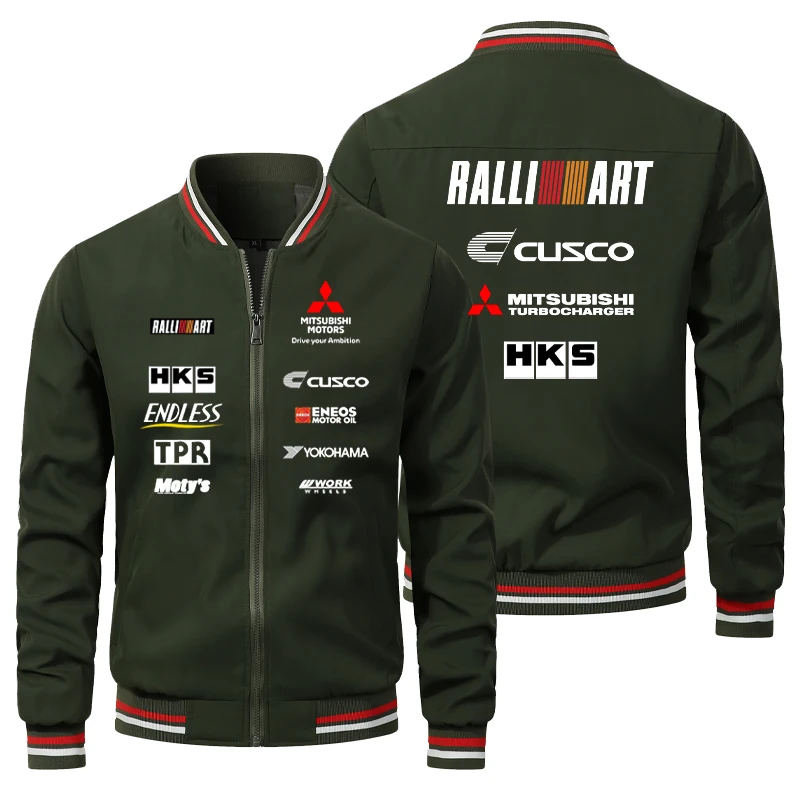 

Mitsubishi Ralliart Team 2025 Off-Road Rally Champion Jacket AXCR Автомобильное ветрозащитное деловое пальто для экстремальных видов спорта