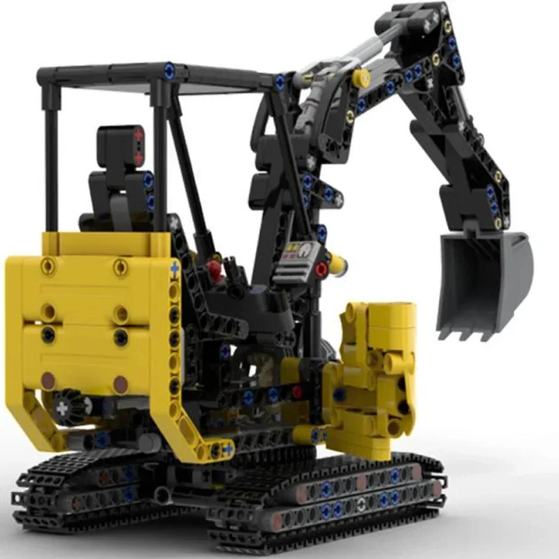 Nueva excavadora de MOC-135577, 571 Uds., bloques de construcción autoblocantes, modelo de construcción, rompecabezas, juguete para regalo de cumpleaños y Navidad, adornos