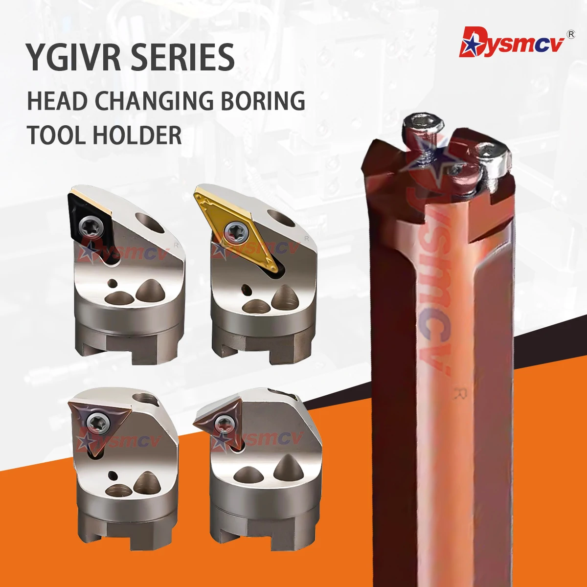 

YGIVR Split Type Internal Hole Turning Tools Holdre D32T-YGIVR-TF Internal Cooling Anti Seismic Tool Rod Y25-STWCR16 Cutter Head
