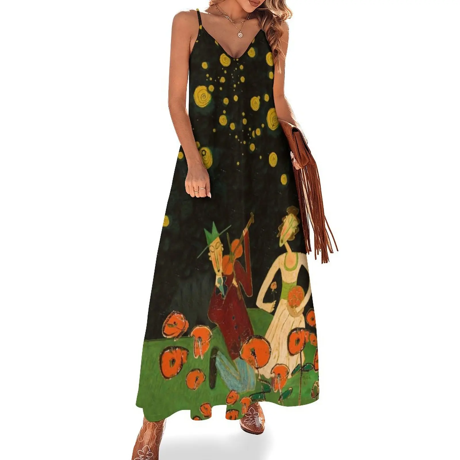 

Night Vows Sleeveless Long Dress luxury dresses prom dresses cocktail dresses Dress