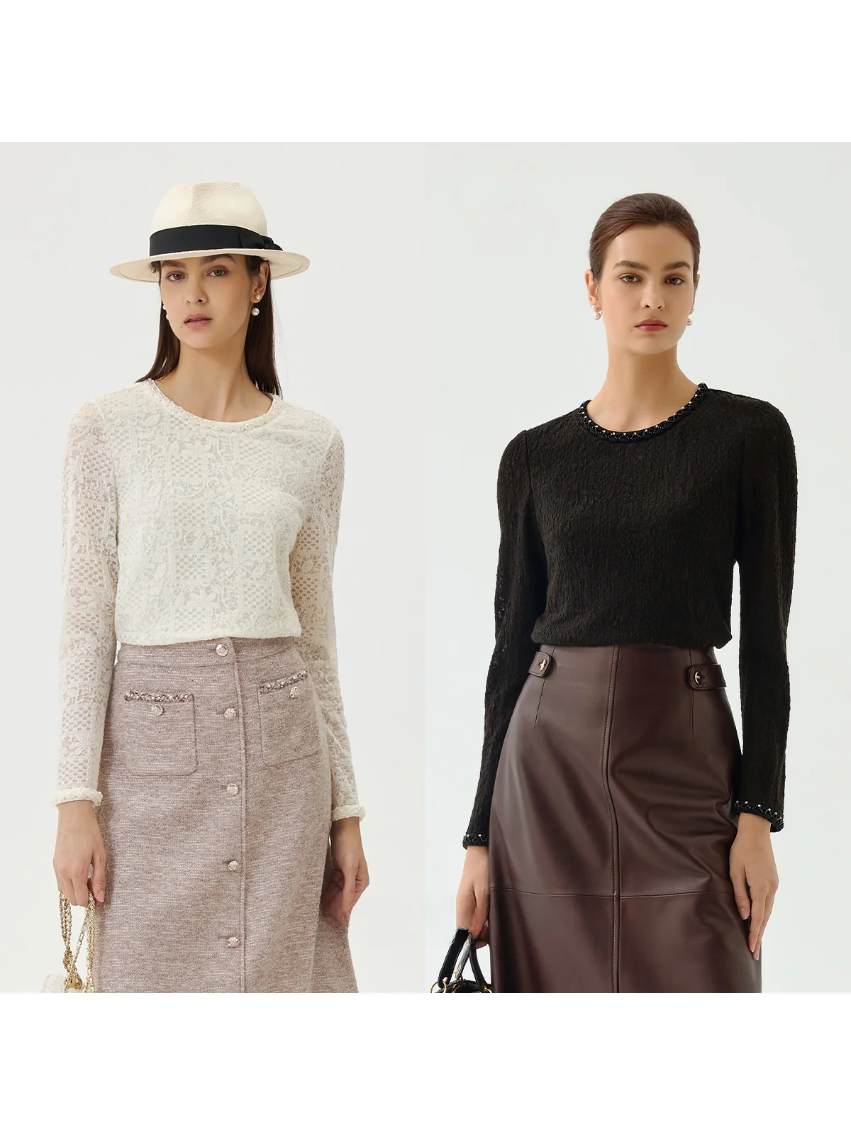 

Шерстяная кружевная основа с цветочной вышивкой и кружевной основой ручной работы, плетение бисера, индивидуальный облегающий топ, женский повседневный топ irt