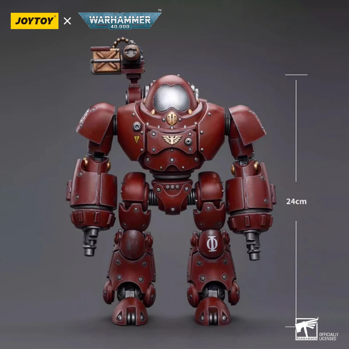 JOYTOY Warhammer 40K Adeptus Mechanicus Action Figure Kastelan Robot With Heavy Phosphor Blaster Joints Movable Figurine Toys