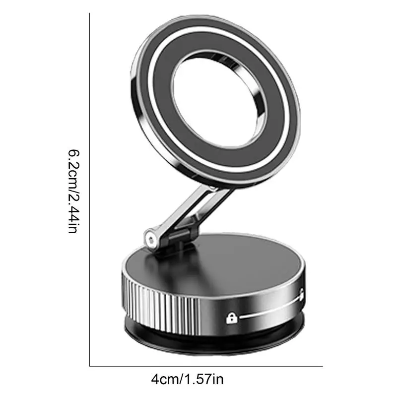 Vacuum Magnetic Phone Holder Rotating Suction Cup Phone Mount Angle Adjustable Smartphone Support Automobile Accessories