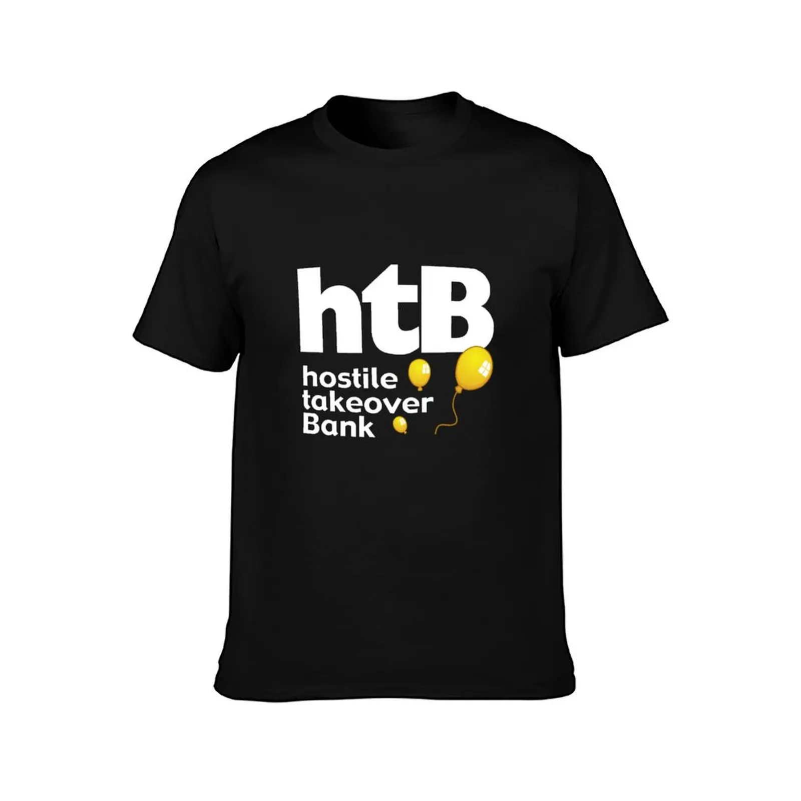 Hostile Take Over Bank T-Shirt Big and Tall Loose Fit T-Shirt