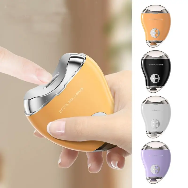 Electric Nail Grinder For People Mango Shape Toe Nails Cutter 3-Speed Double-Head Trimming Nail Sharpener Adults Nail Cutter