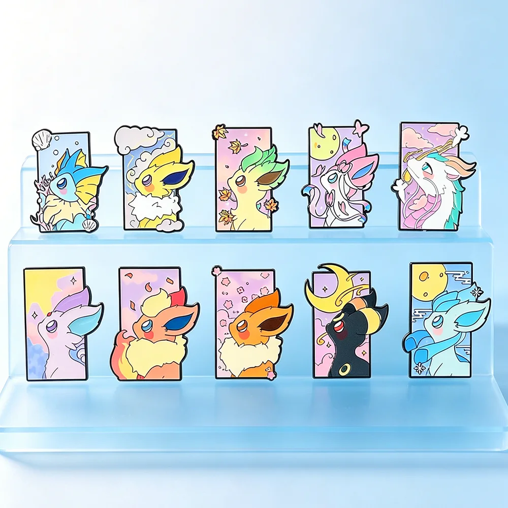 Cute Eevee Series Exquisite Brooch Cartoon Enamel Pin Metal Badge Jewelry Clothing Backpack Accessories Gift