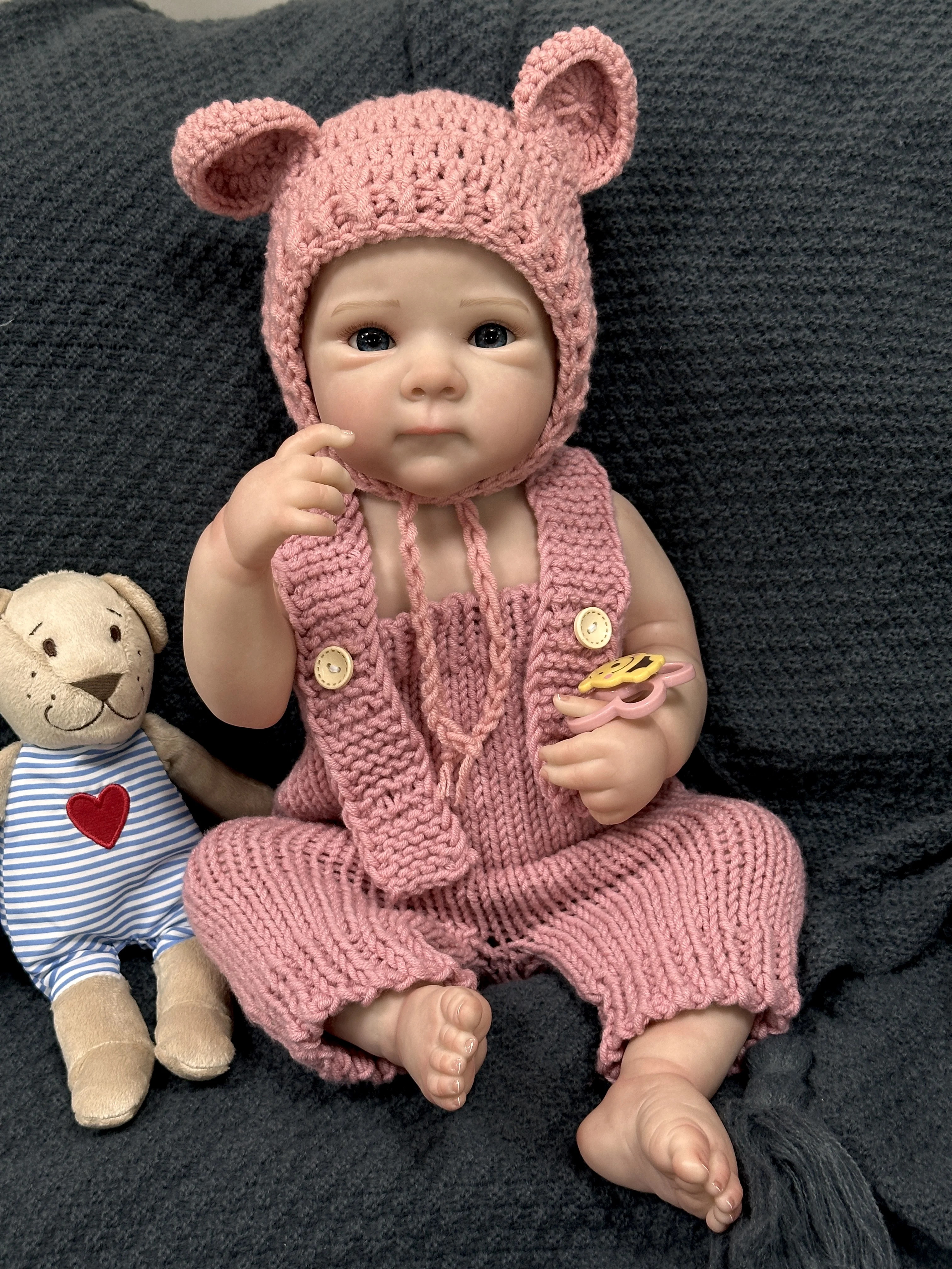

Cokela Hot sale 50cm/20inch Real Soft Touch Girl Realistic Silicone Reborn Baby Doll With Hand-Drawing Hair