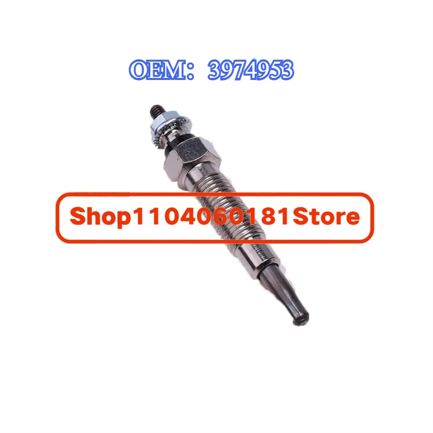 

4PCS 3974953 Glow Plug for Skid Steer Loader 643 645 743 1600 Engine