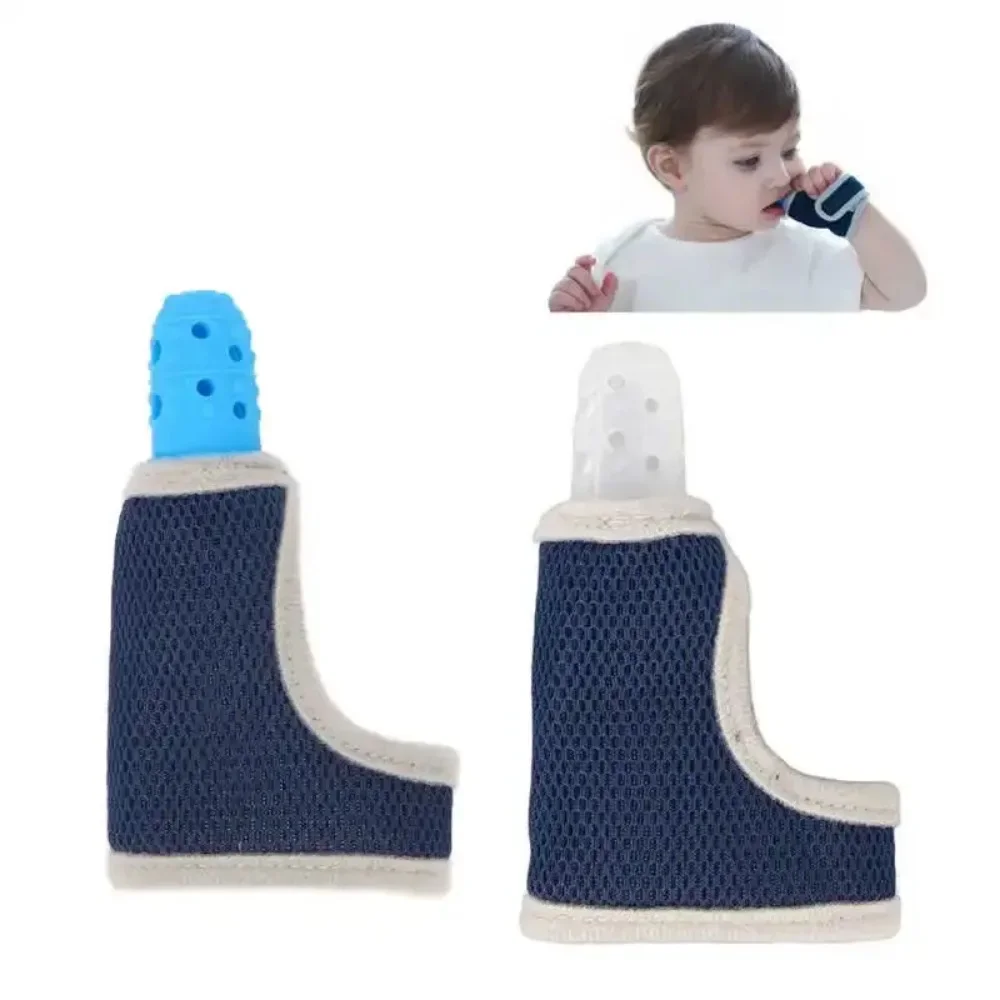 Baby Stop Sucking Glove Silicone Child Thumb Protector Breathable Toddlers Mittens Pacifier Finger Guard Newborn Dental Care New