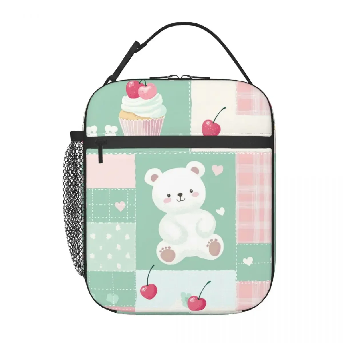 

Cartoon Bear Insulated Lunch Bags Thermal Bag Lunch Container Leakproof Tote Lunch Box Men Women Beach Outdoor