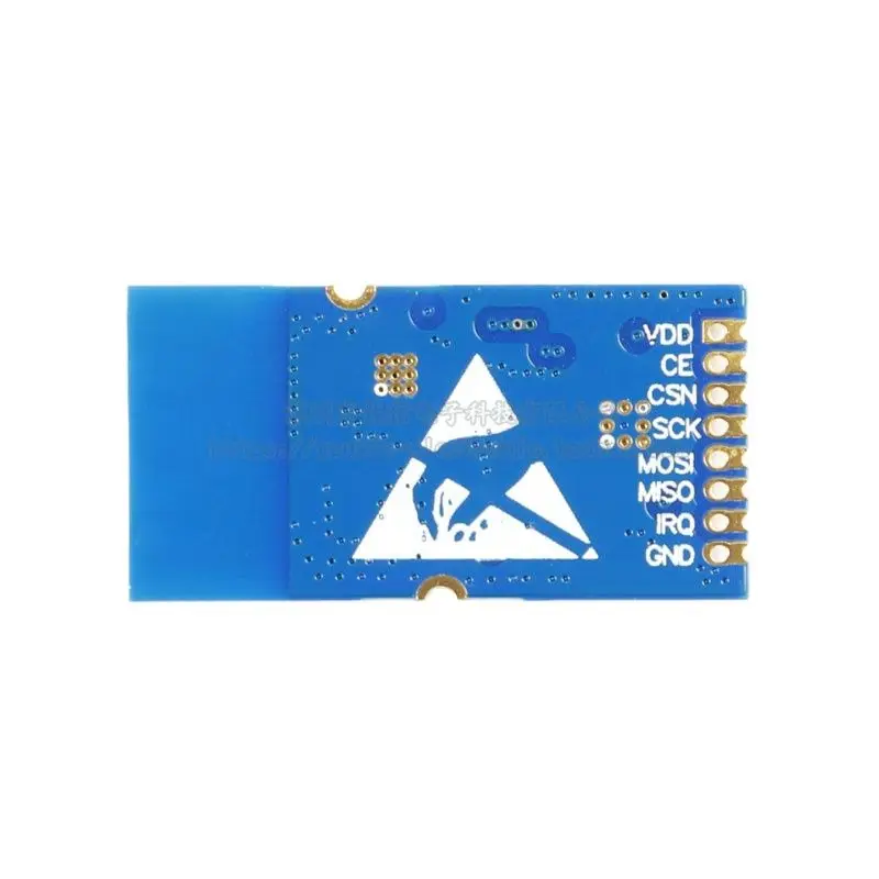 Antena On-Board PCB Bawaan Modul Transceiver Nirkabel E01-ML01SP2 NRF24L01 + PA + LNA 2.4GHz