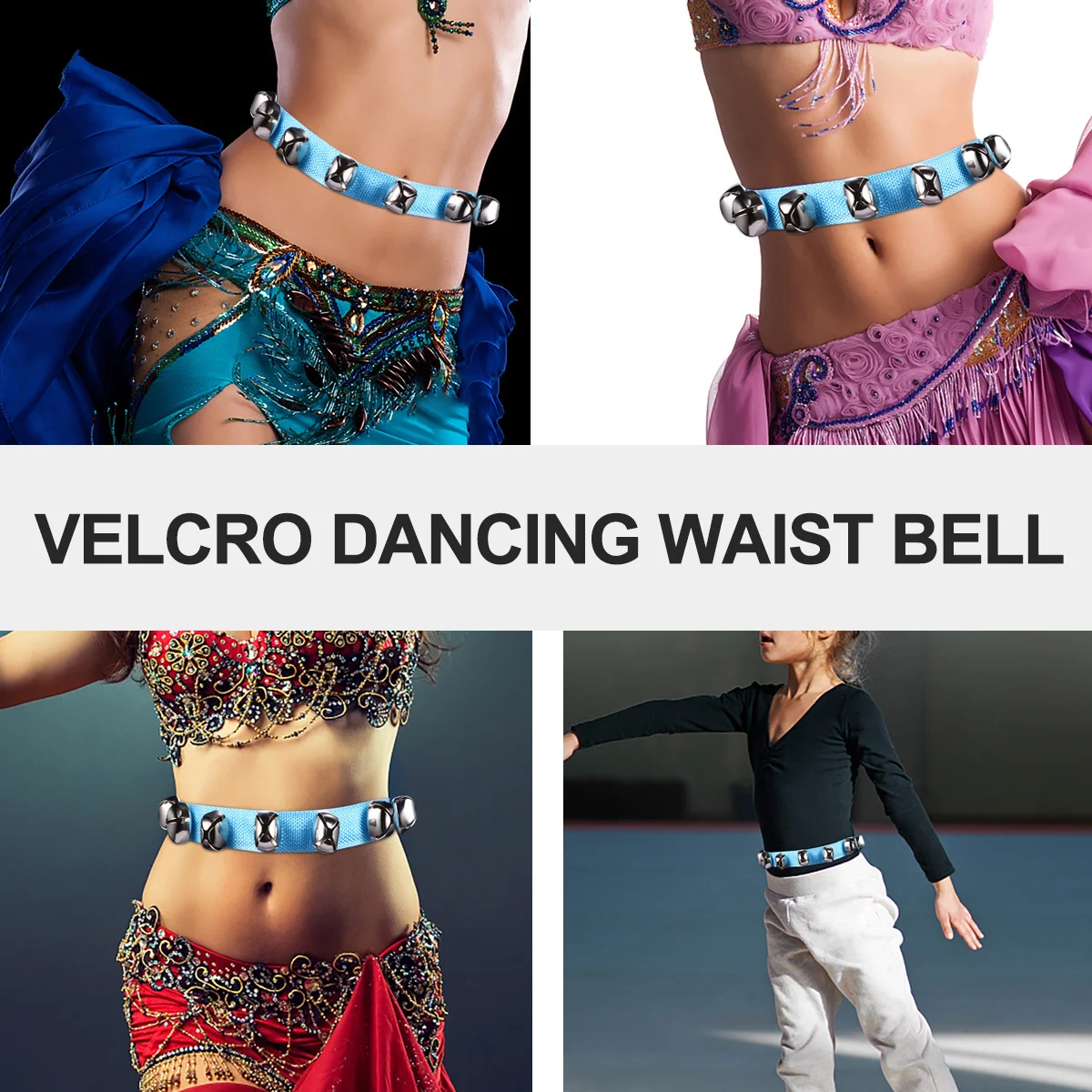 1pc Waist Bell For Dance Early Education Percussion Instrument Compact Lightweight Design Smooth No Burr Wearable Baby