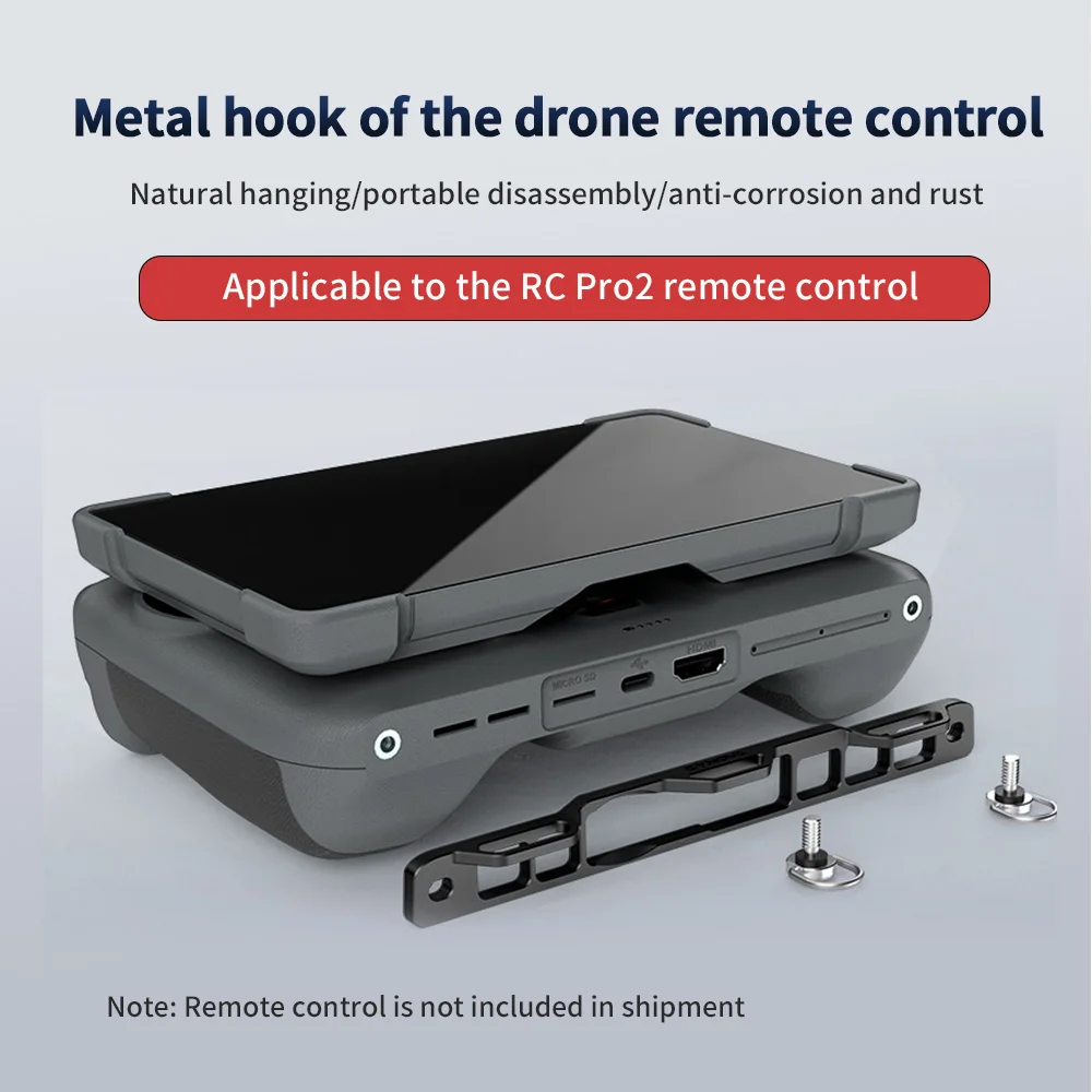 Подходит для пульта дистанционного управления DJI Mavic 4 pro RC Pro2, антикоррозийная и антиржавейная металлическая застежка из алюминиевого сплава.