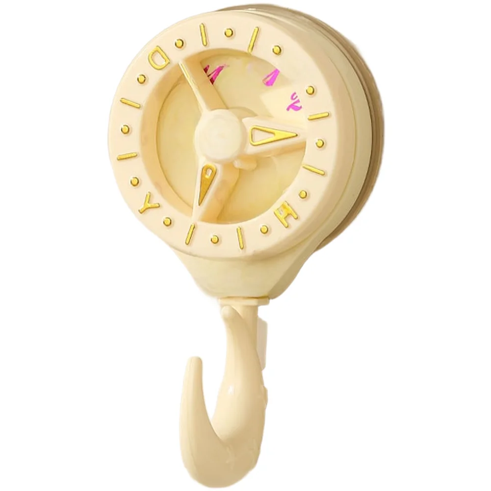 Suction Cup Hook Built for Reusability and Strong Hold on Clean Smooth Surfaces Including For Bathroom Mirrors and Tiles
