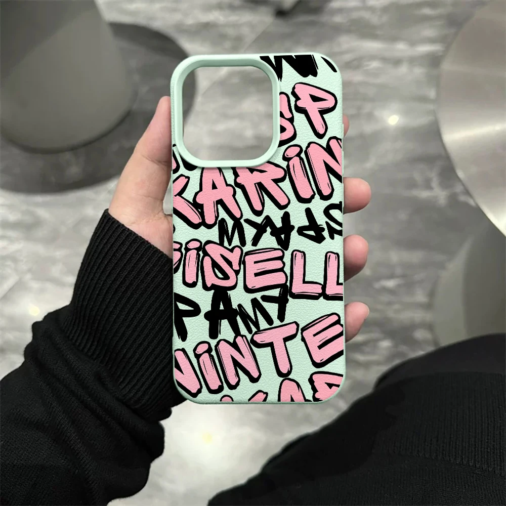 Y2K Graffiti-Stil Silikonhülle für iPhone 17 15 13 Pro Max Hüllen iPhone 11 12 13 ProMax 14 15 16 Plus XS XR Stoßfeste Schutzhülle – Detail 6