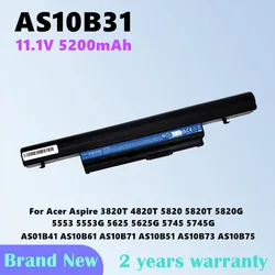 6cells Laptop Battery For Acer Aspire 3820 4820 5820 4745 4553 4625 4820 4820G 7250 7745 7739 5745 AS10B73 AS10B75 AS10B7E