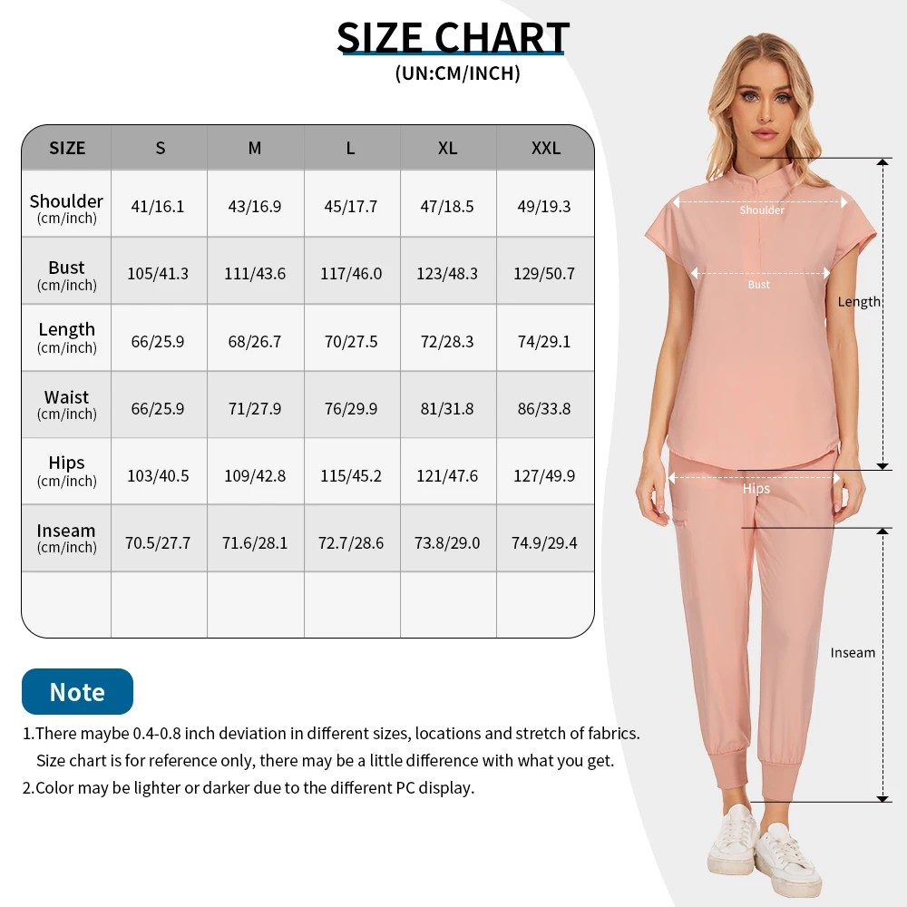 Unisex Medical Uniforms Men Health Service Nursing Clothes Doctor Costume Women Scrubs Sets Dentist Workwear Clinical Tops Pants