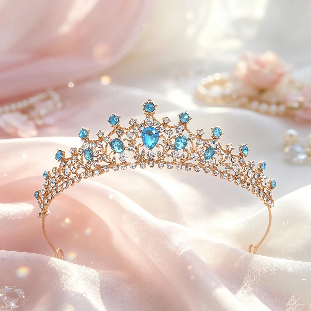 1 szt. Modna korona z kryształ – Queen Accessories recenzja i cena