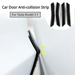 Car Door Anti-collision Strip for Tesla Model 3 Y ABS Anti Scratch Protection Sticker Car Decoration Modification Accessories