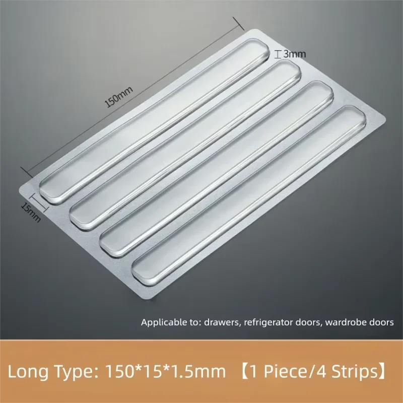Self-Adhesive Clear Rubber Anti Slip Bumpers Feet Pads Damper Buffer Cabinet Door Silicone Furniture Stop Muffler Wall Protector