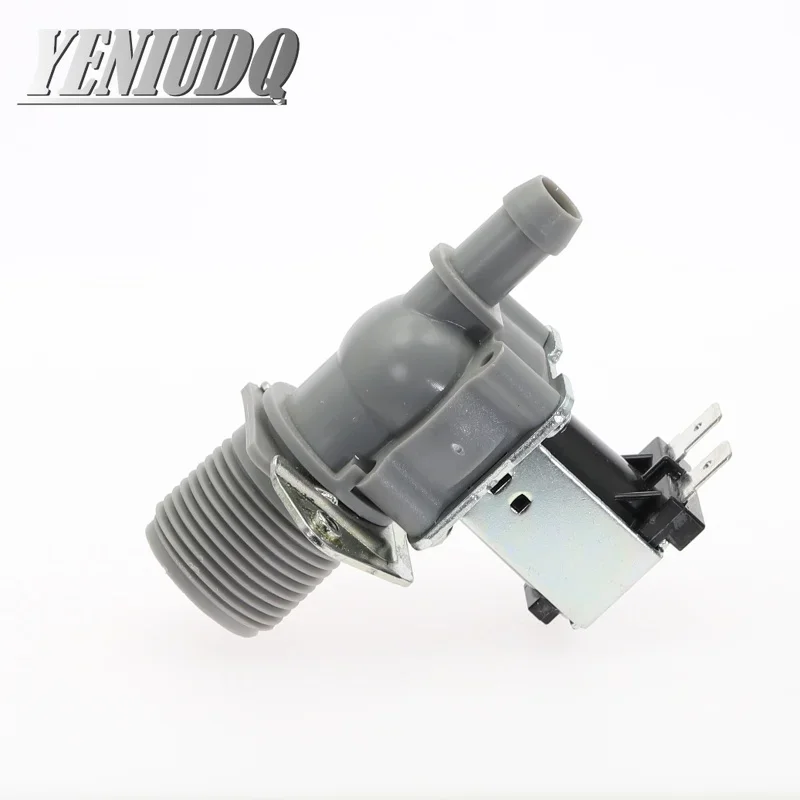 AC 220V DC 24V 12V Air Conditioning Solenoid Valve G3/4 Male Thread to 12mm Pipe Ice machine Inlet Valve Plastic Solenoid Valve