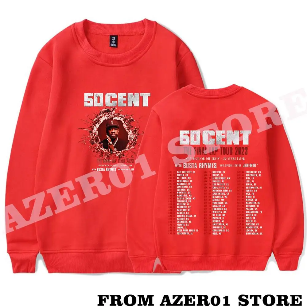 50 Cent The Final Lap Tour Sweater Hoodies Merch Winter MenWomen Sweatshirt Crewneck Long Sleeve 50Cent Hoodies