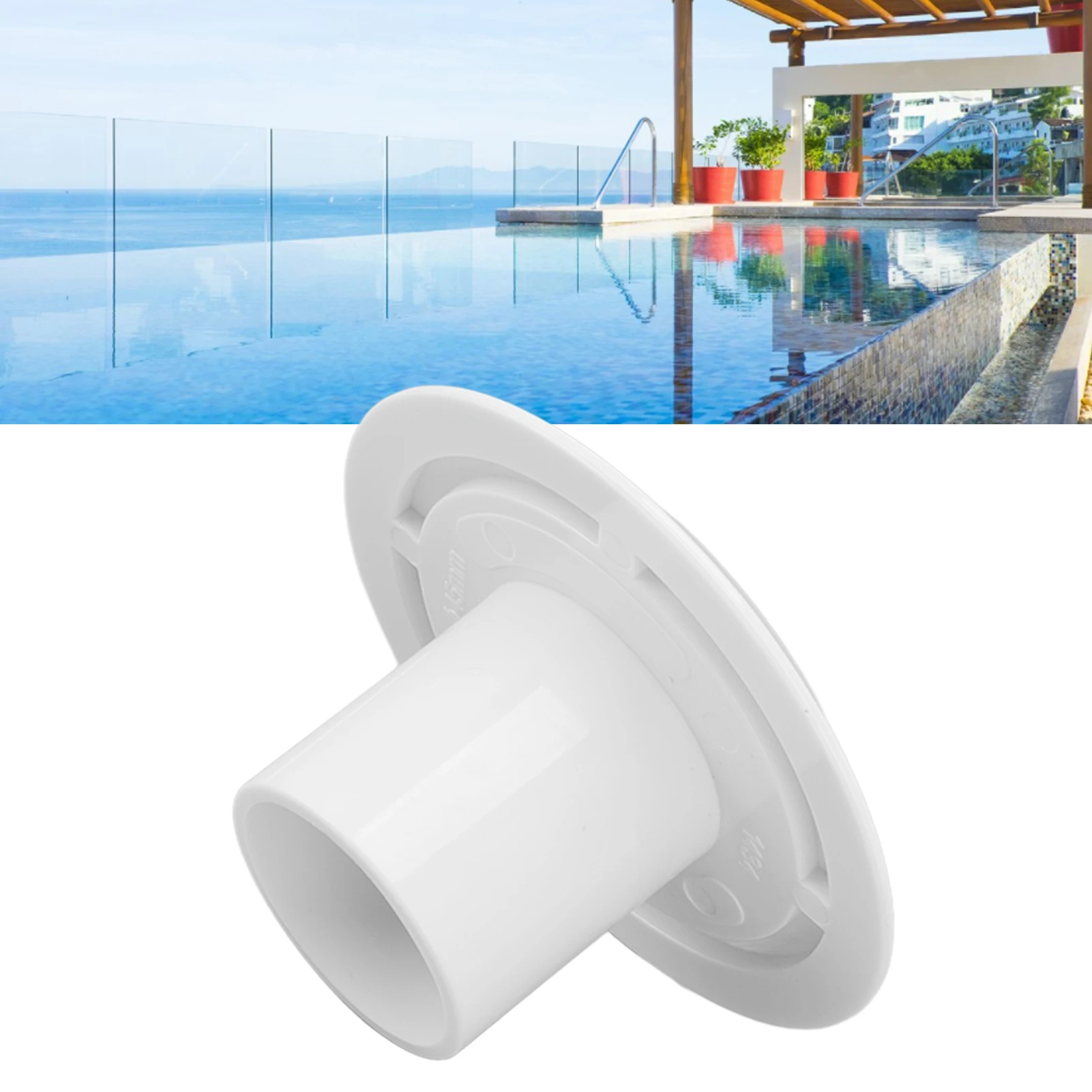 Pool Jet Nozzle 360 Degree Rotatable Swimming Pool SPA Jet Massage Outlet Nozzle Pool Wall Return Fitting G1 1/2 Thread - Image 2
