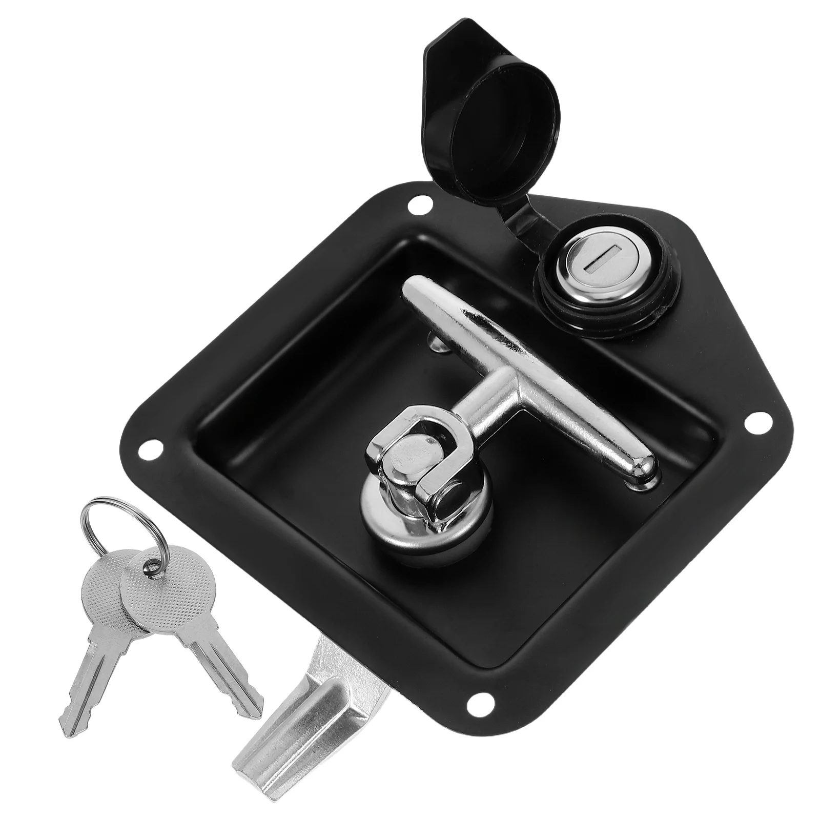 

High-Strength Stainless Steel Box With Key Heavy Duty For Toolbox Cabinet Door Electrical Panel Rv Trailer