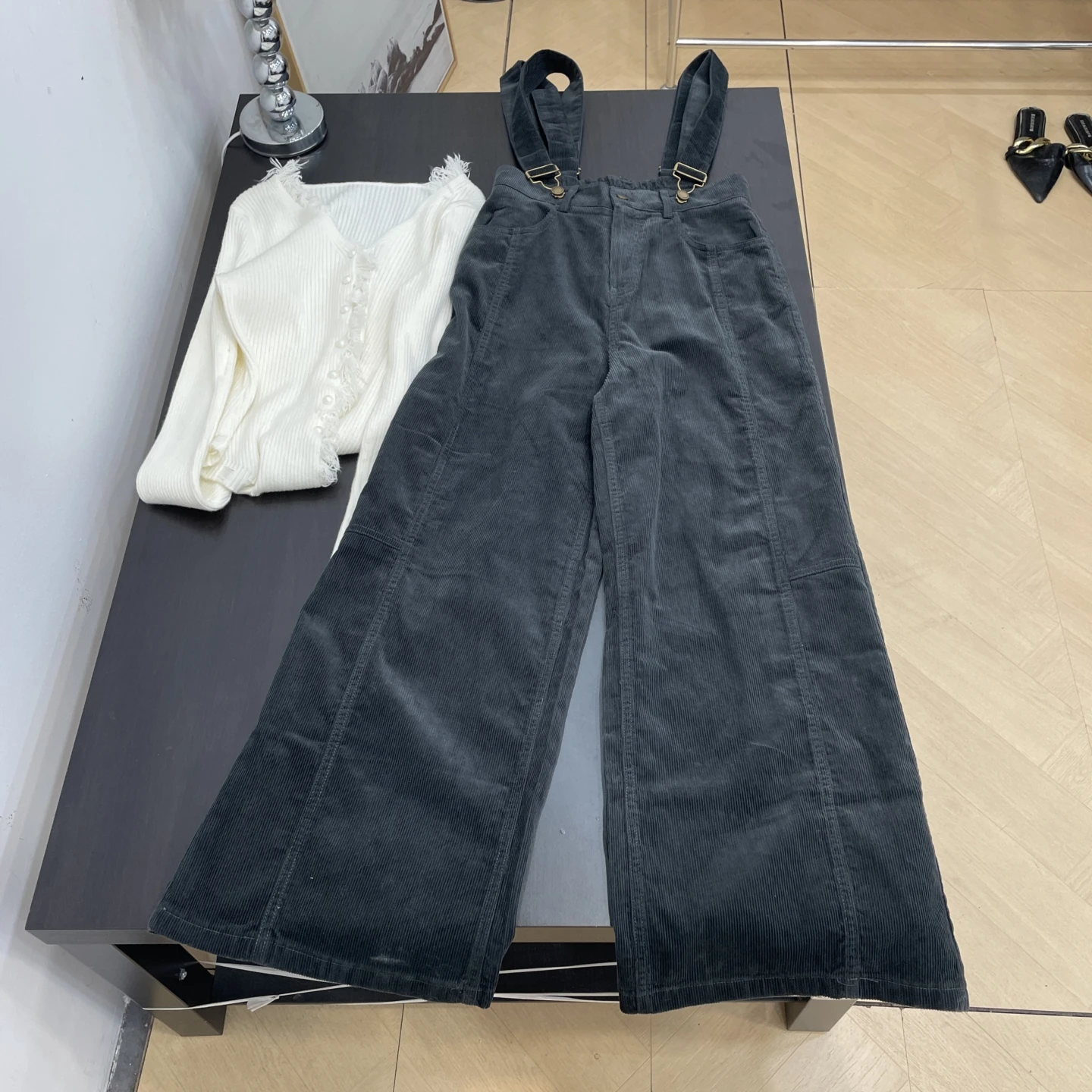 

Повседневные широкие комбинезоны с высокой талией, универсальные свободные женские брюки прямого кроя, осенне-зимняя новинка, модные карго-брюки