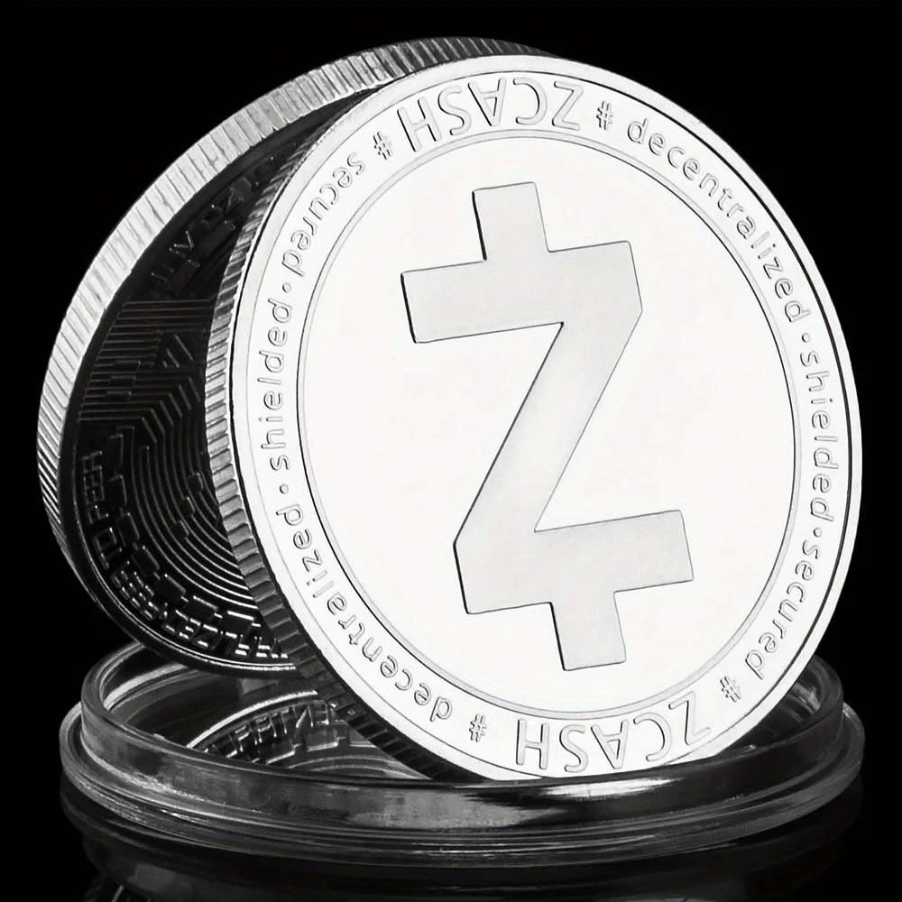 Zcash-عملات مشفرة ، عملات تذكارية ، ديكورات منزلية ، مطلية بالذهب ، هدايا تذكارية وهدايا ، عملات مشفرة مادية ZEC