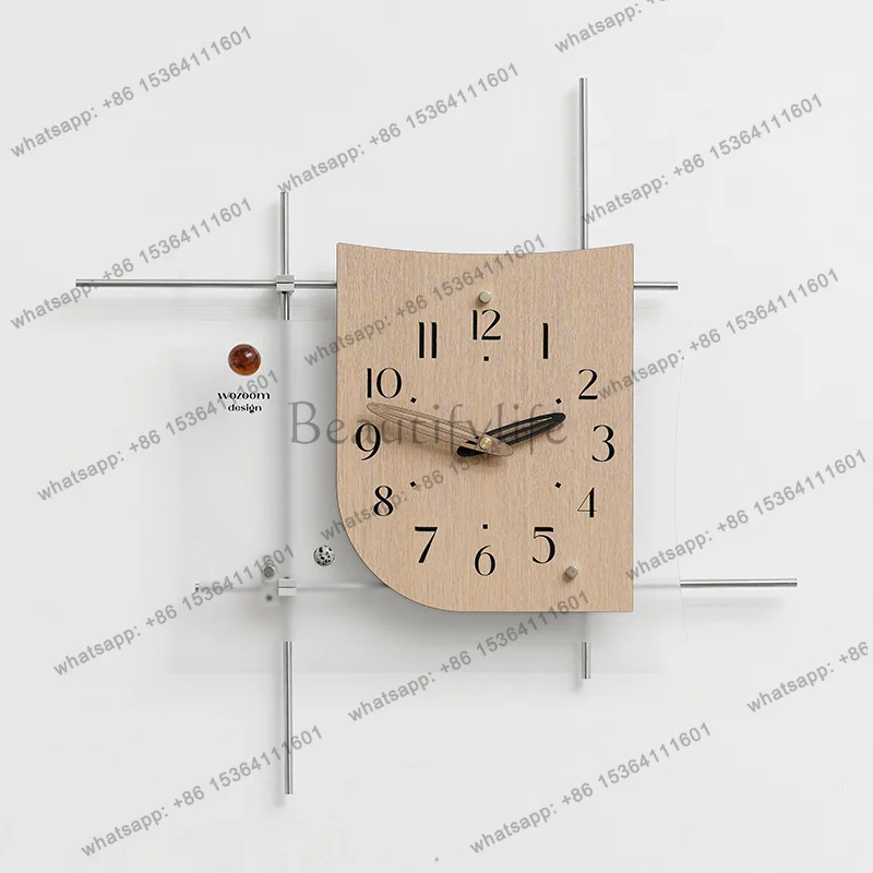 Designer Modern Wall Clock European Unusual Creative Art Hands Wall Clock Minimalist Frame Square Reloj De Pared Room Decorarion